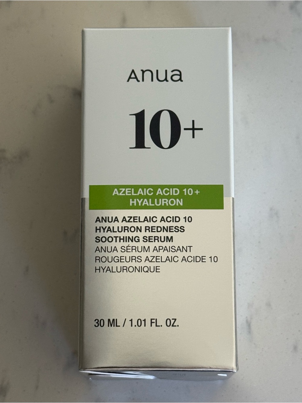 NWT Anua Azelaic Acid 10+ Hyaluron Redness Soothing Serum